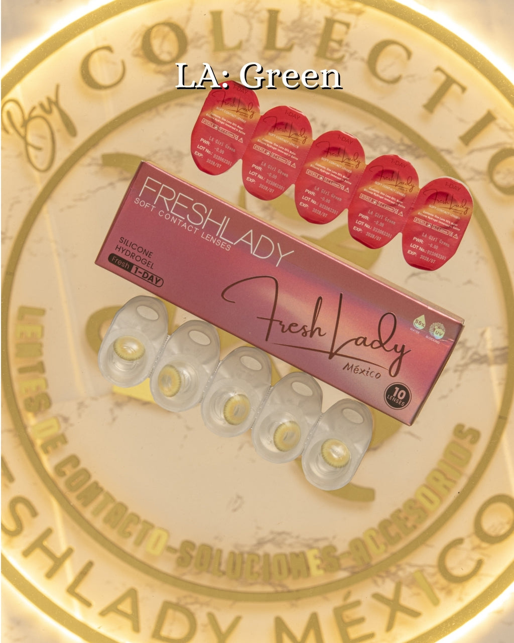 Green: LA GIRL CAJA de 10 lentes