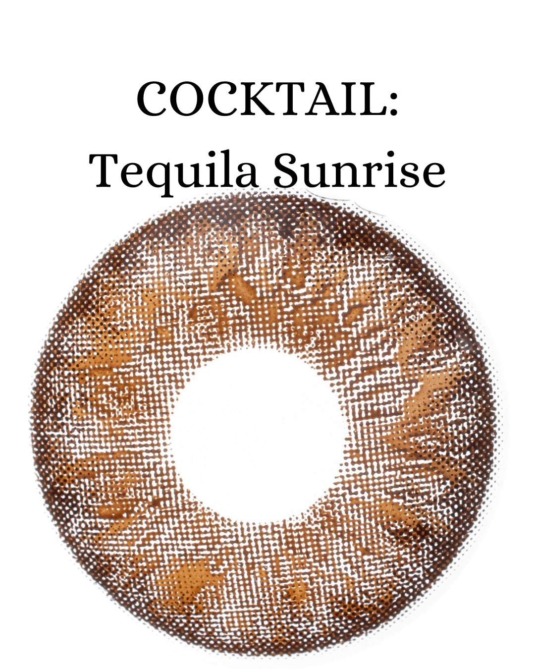 Brown Tequila Sunrise: Cocktail