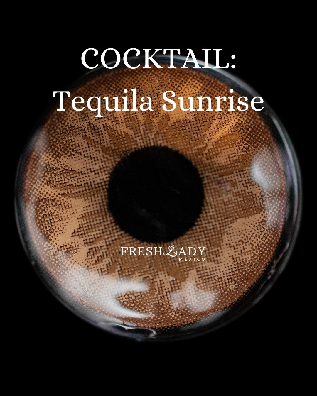 Brown Tequila Sunrise: Cocktail