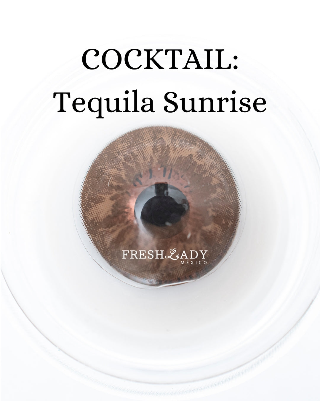 Brown Tequila Sunrise: Cocktail