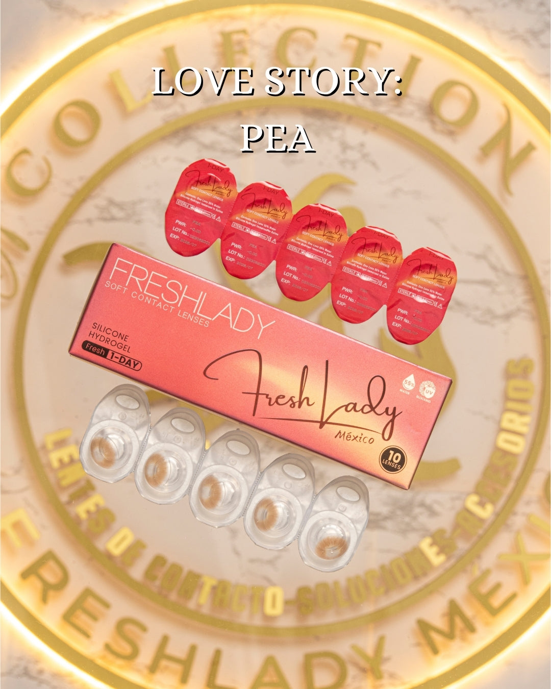 Hazel PEA: LOVE STORY CAJA de 10 lentes