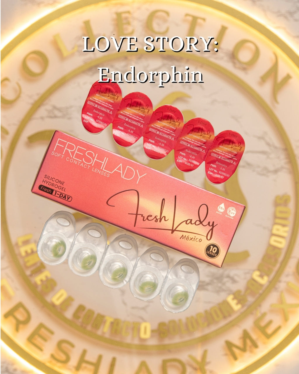 Green Endorphin: LOVE STORY CAJA de 10 lentes