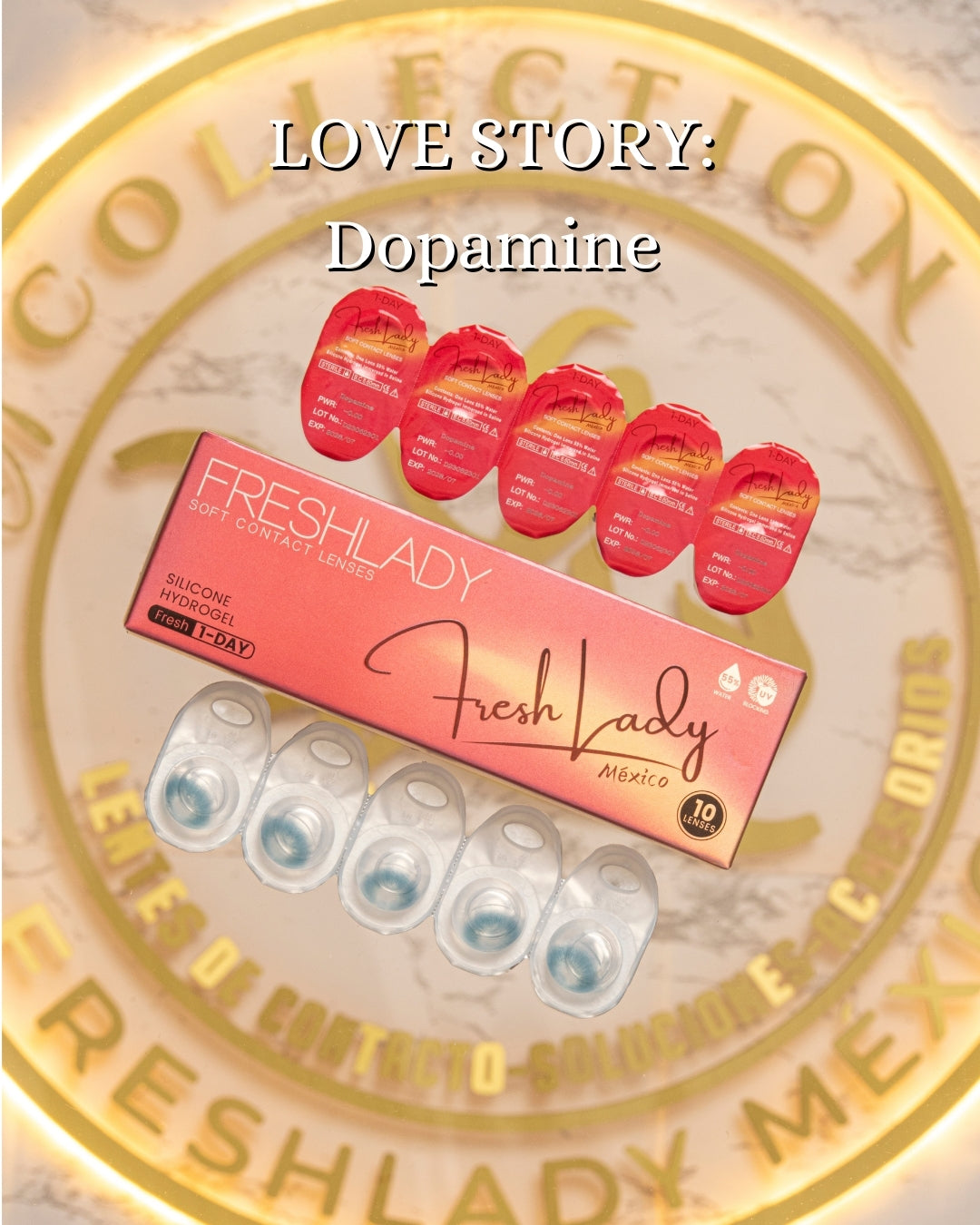 Blue Dopamine: LOVE STORY CAJA de 10 lentes