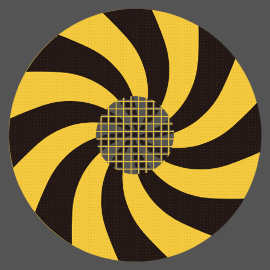 Yellow Illusion 17mm