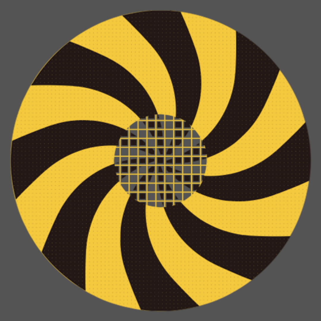 Yellow Illusion 17mm