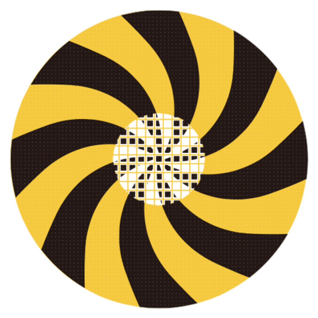 Yellow Illusion 17mm