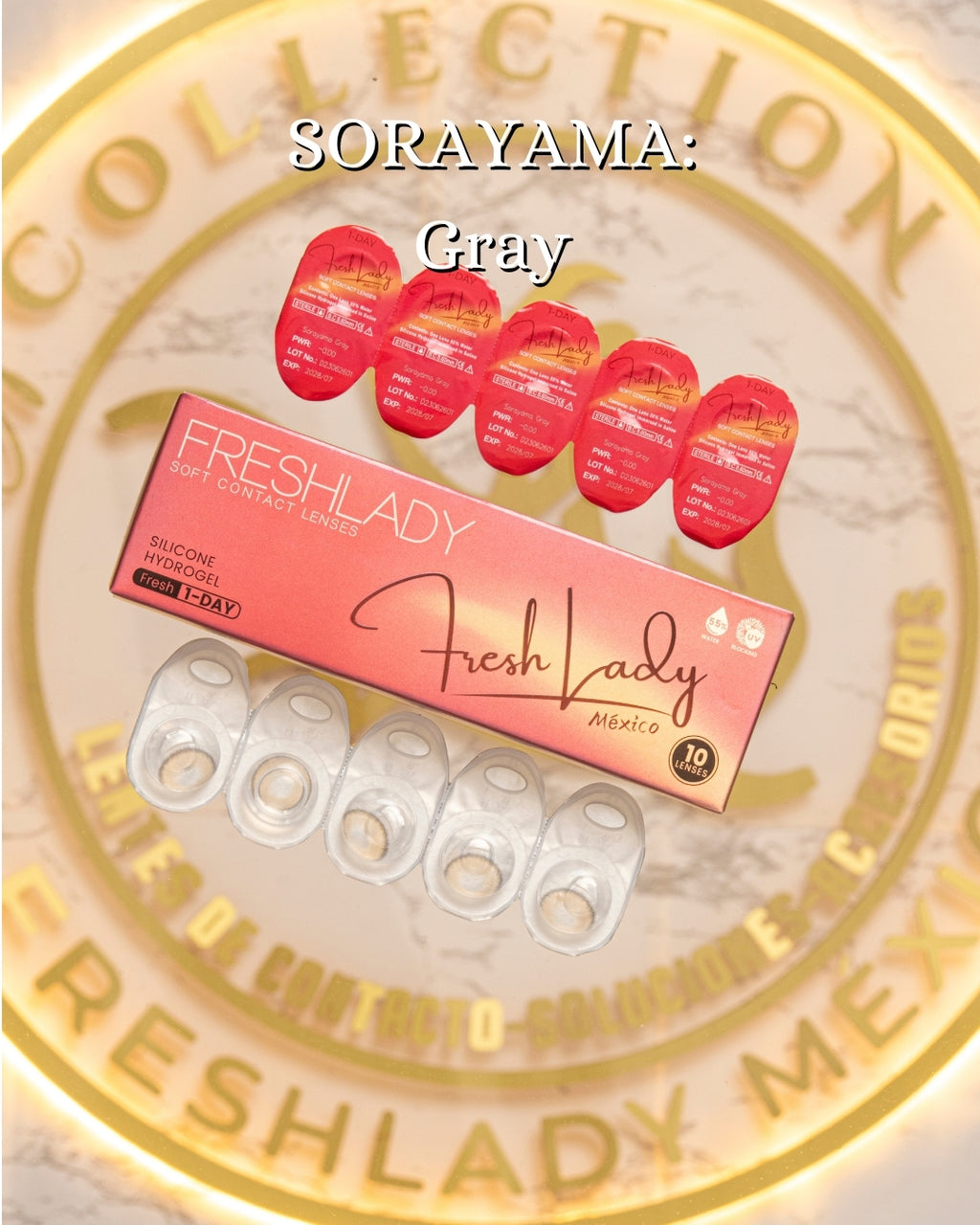 Gray: SORAYAMA CAJA de 10 lentes