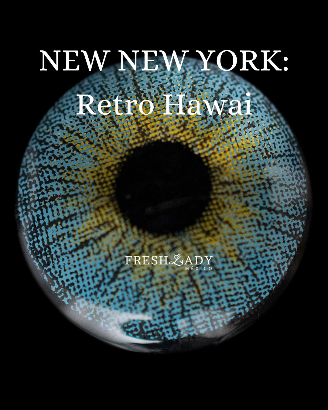 Blue Retro Hawai: NEW NEW YORK CAJA de 10 lentes