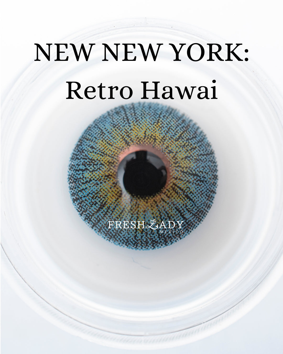 Blue Retro Hawai: NEW NEW YORK CAJA de 10 lentes