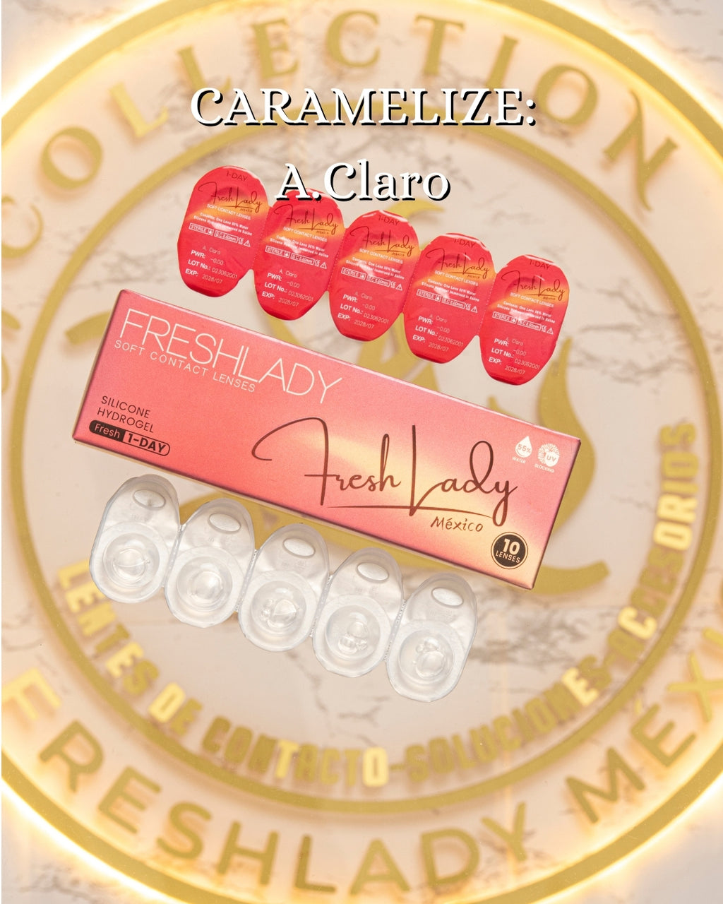 Gray A.Claro: CARAMELIZE CAJA de 10 lentes