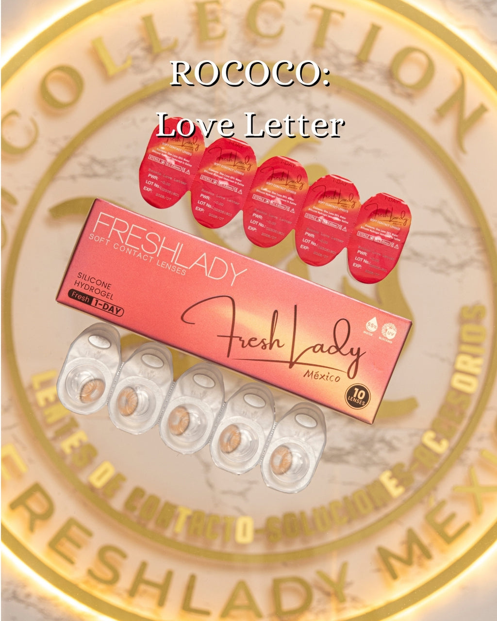 Brown Love Letter: ROCOCO CAJA de 10 lentes