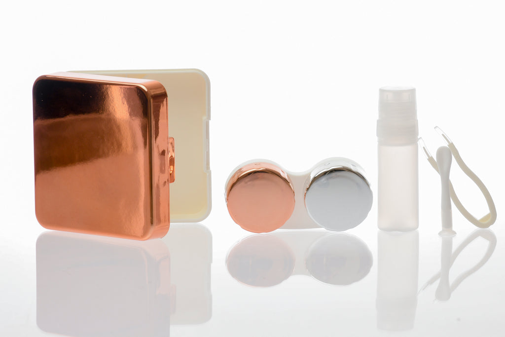 Estuche Cuadrado Cobre