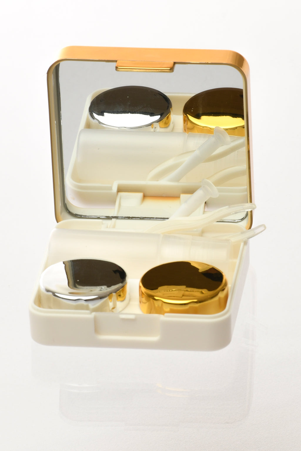 Estuche Cuadrado Dorado