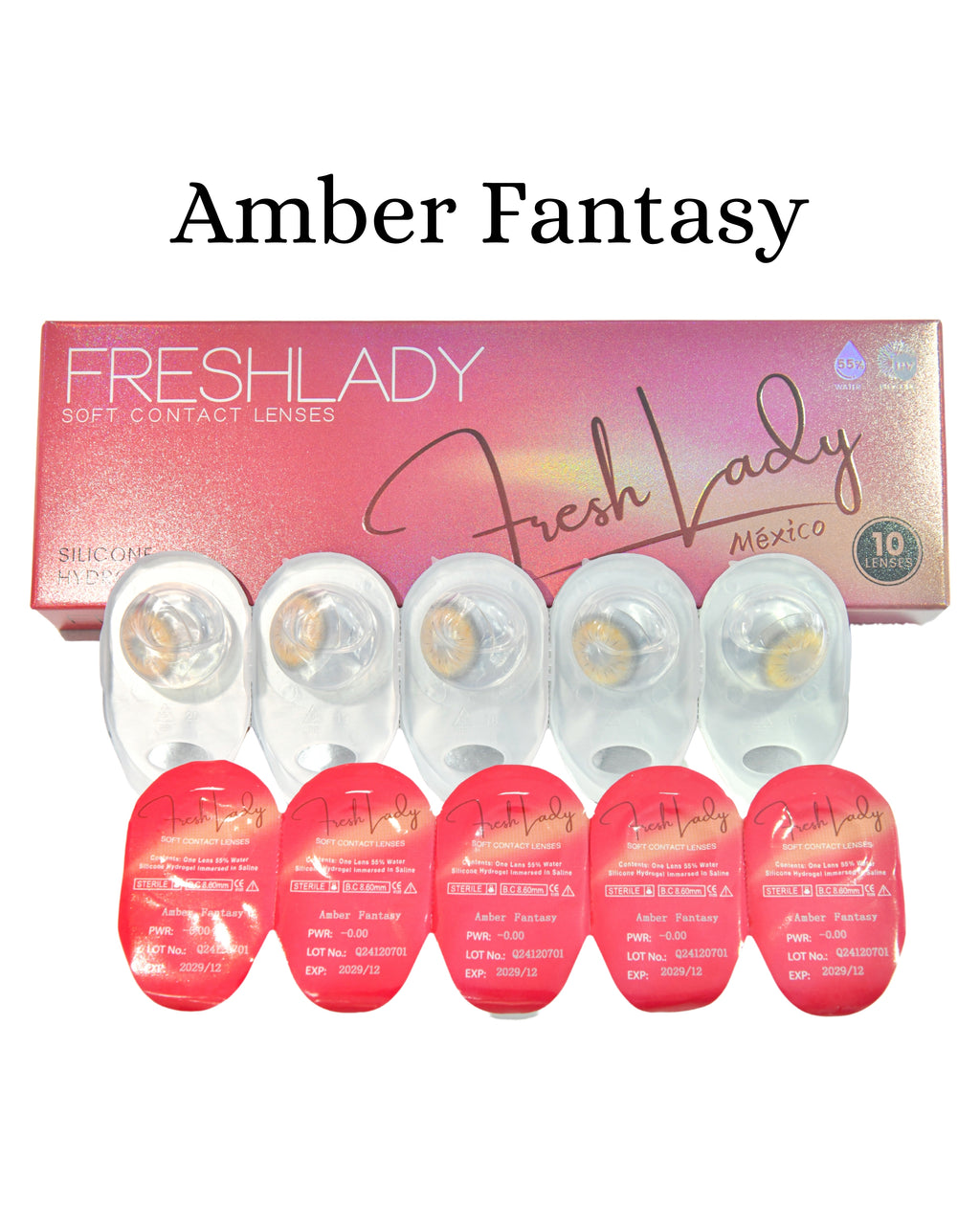 Hazel Amber Fantasy: Glorious Years CAJA de 10 lentes