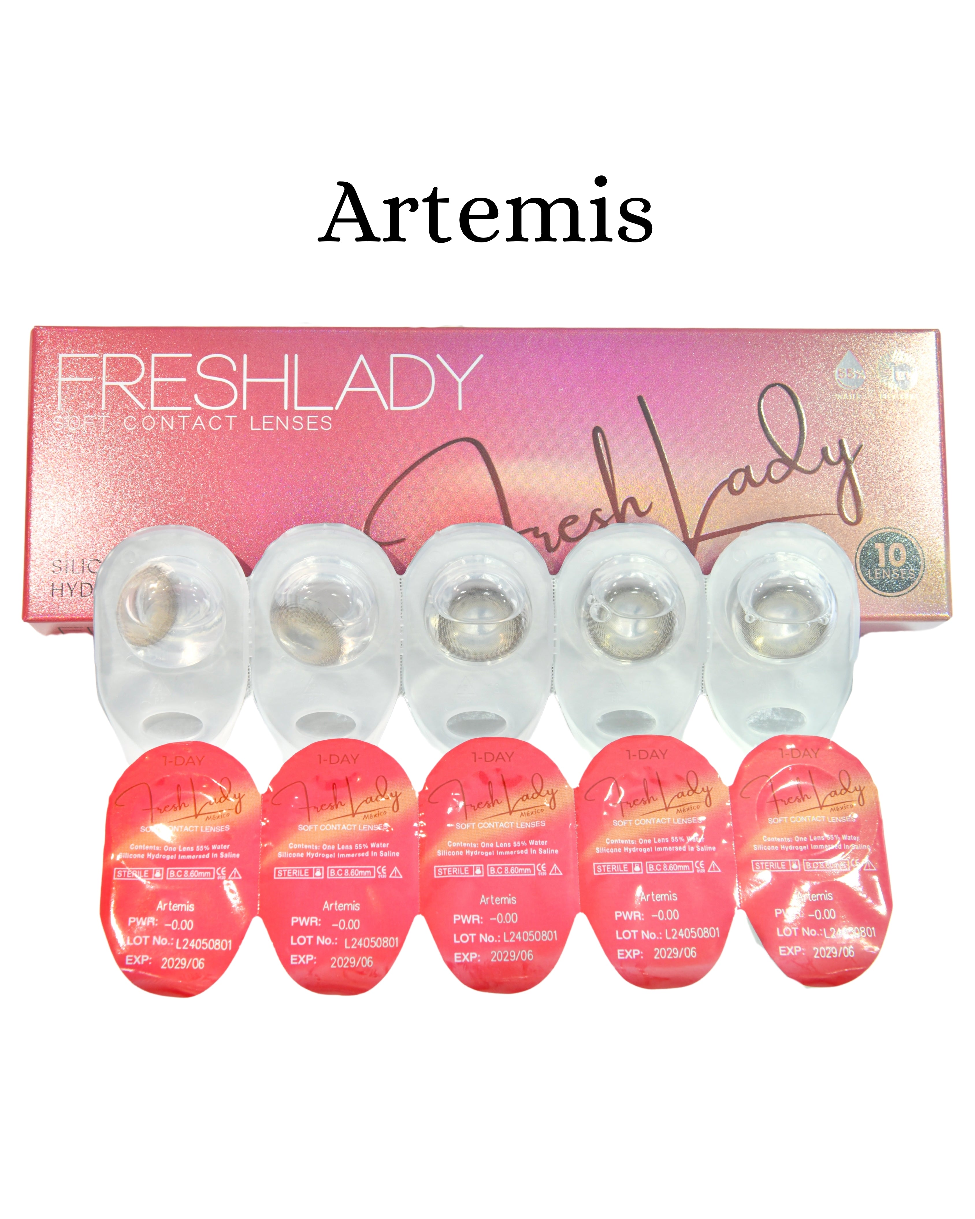 Gray Artemis: GODNESS VEIL CAJA de 10 lentes