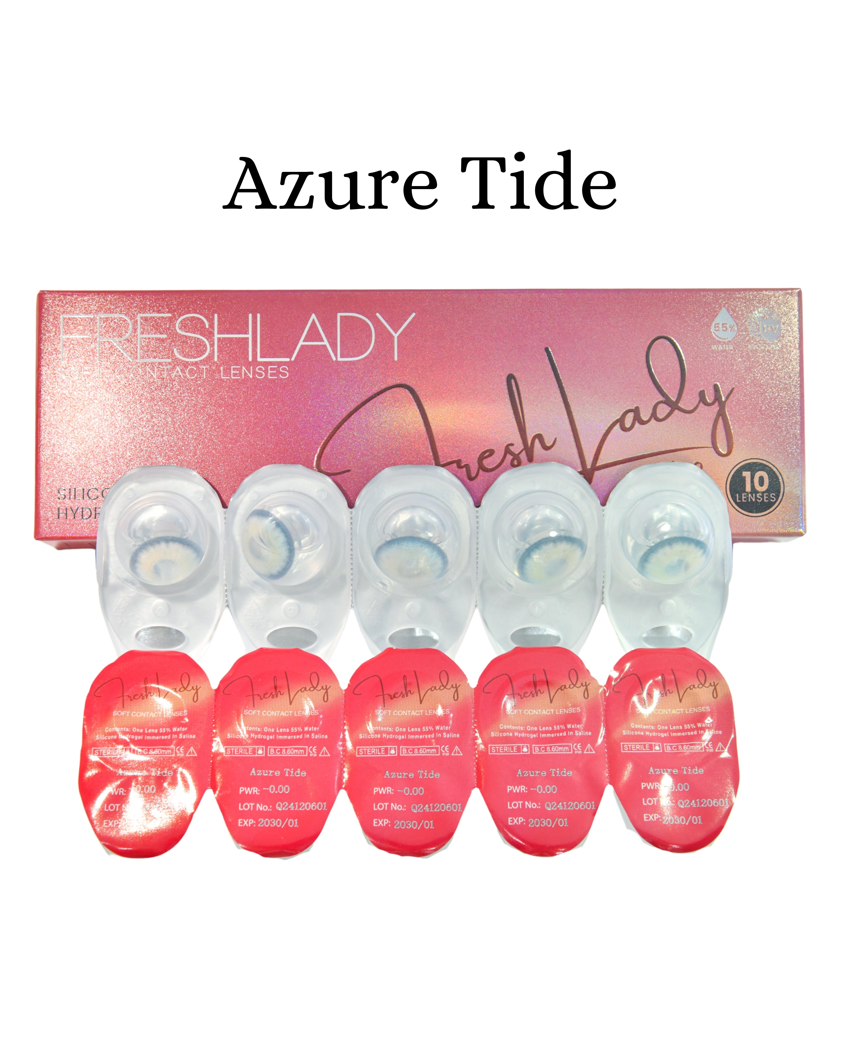 Blue Azure Tide: ENIGMAEYES CAJA de 10 lentes