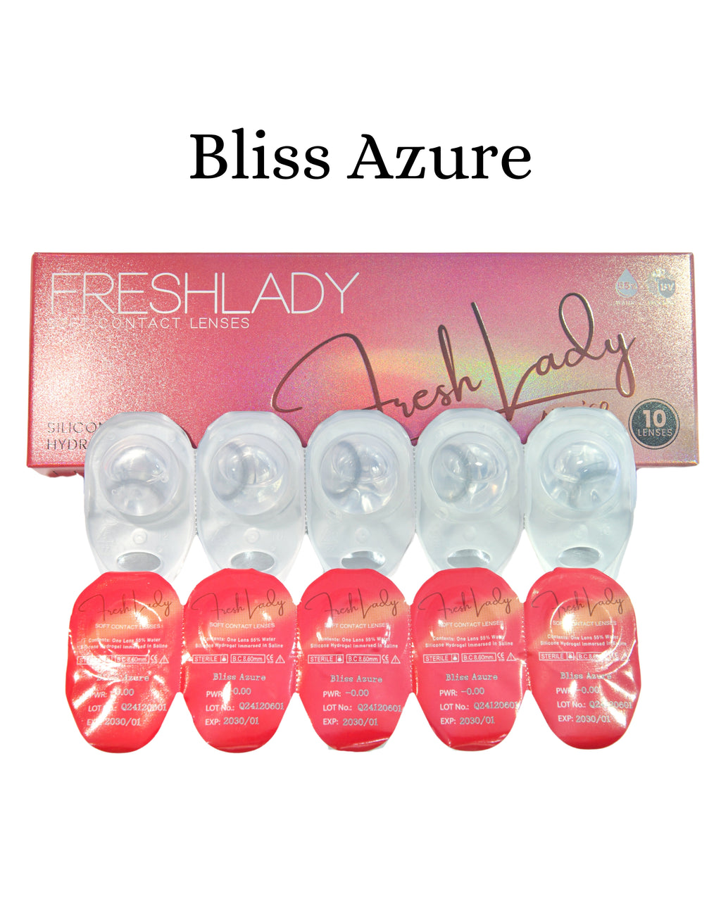 Blue Bliss Azure: ANGELIC GLOW CAJA de 10 lentes