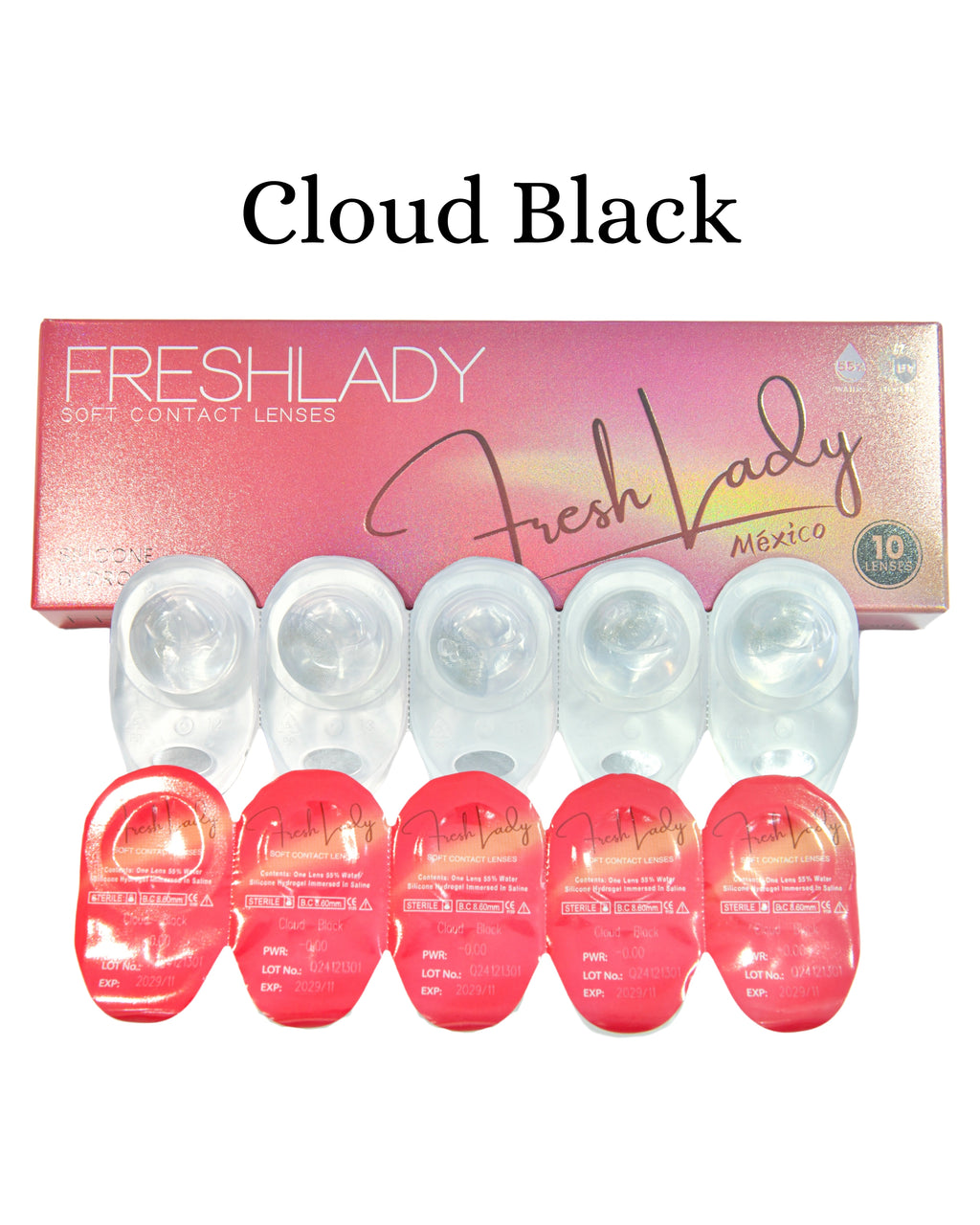 Blue Cloud Black: ENIGMAEYES CAJA de 10 lentes