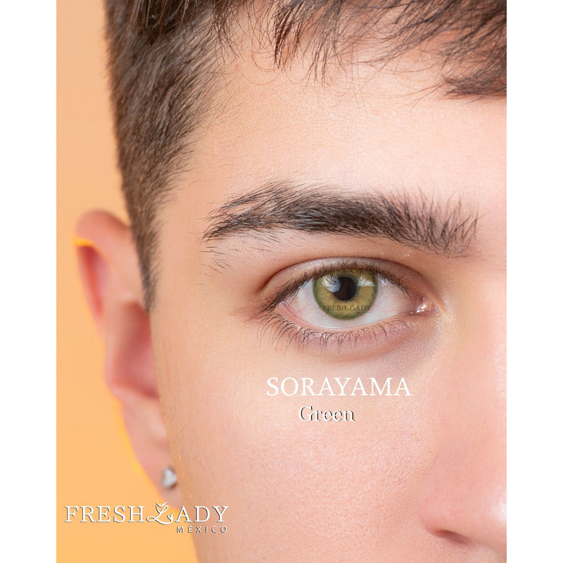 Pupilentes De Color Verdes Fresh Lady