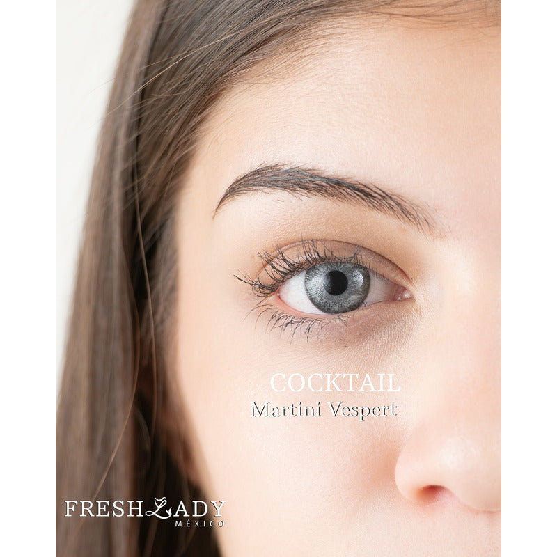Pupilentes De Color Gris Fresh Lady