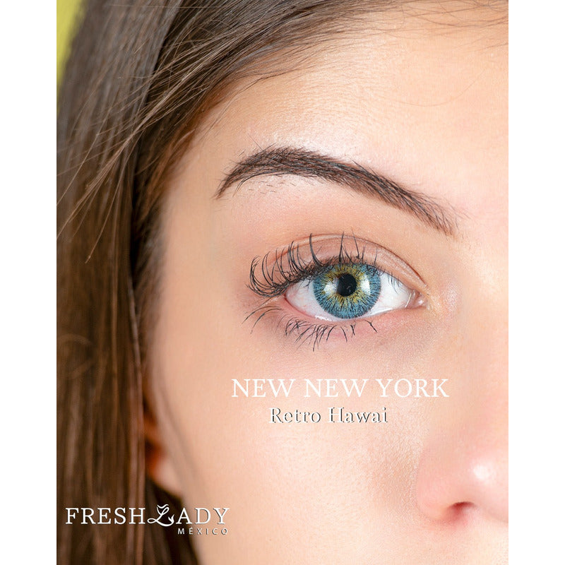 Pupilentes De Color Azules Fresh Lady