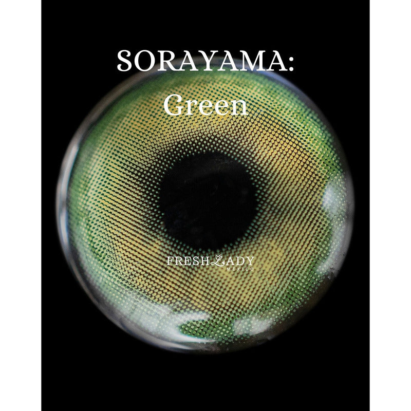 Pupilentes De Color Verdes Fresh Lady
