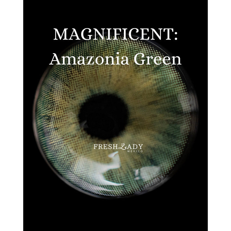 Pupilentes De Color Verdes Fresh Lady