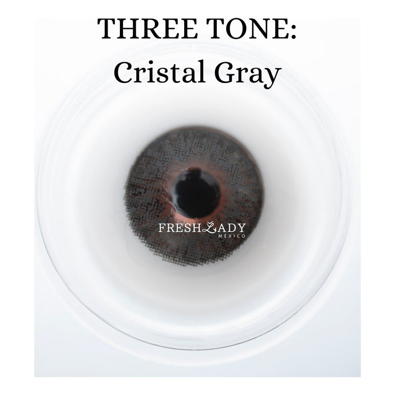 Pupilentes De Color Gris Fresh Lady
