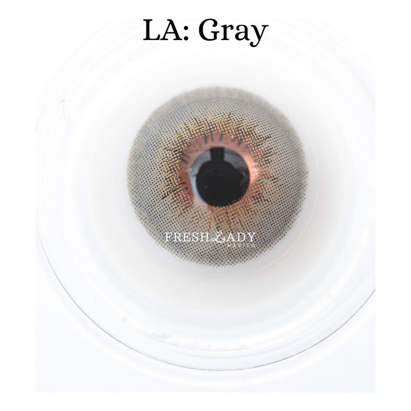 Pupilentes De Color Gris Fresh Lady