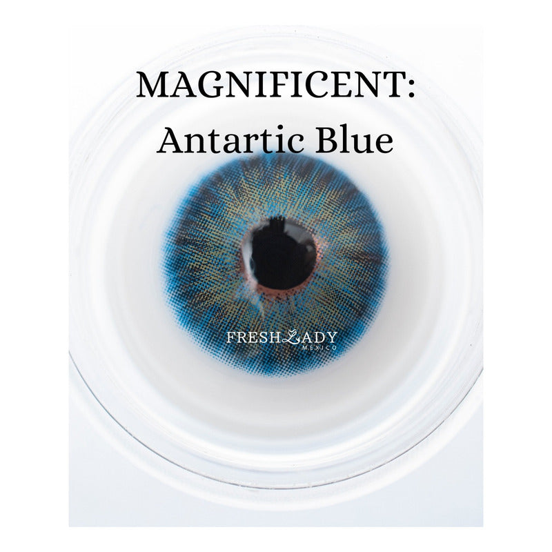 Pupilentes De Color Azules Fresh Lady