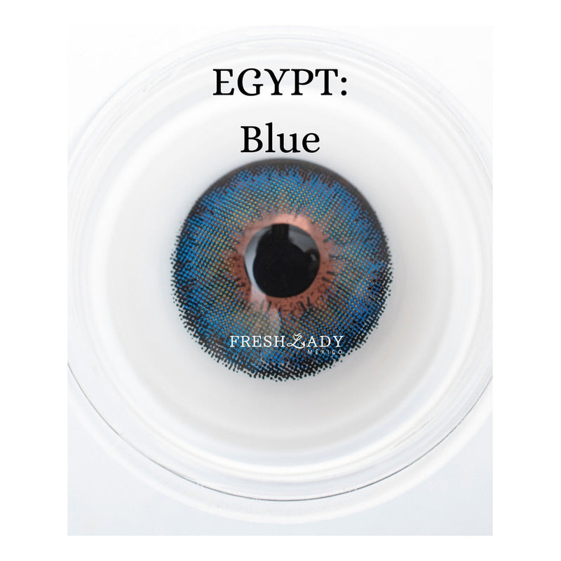 Pupilentes De Color Azules Fresh Lady