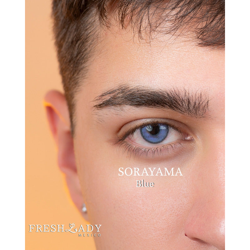 Pupilentes De Color Azules Fresh Lady