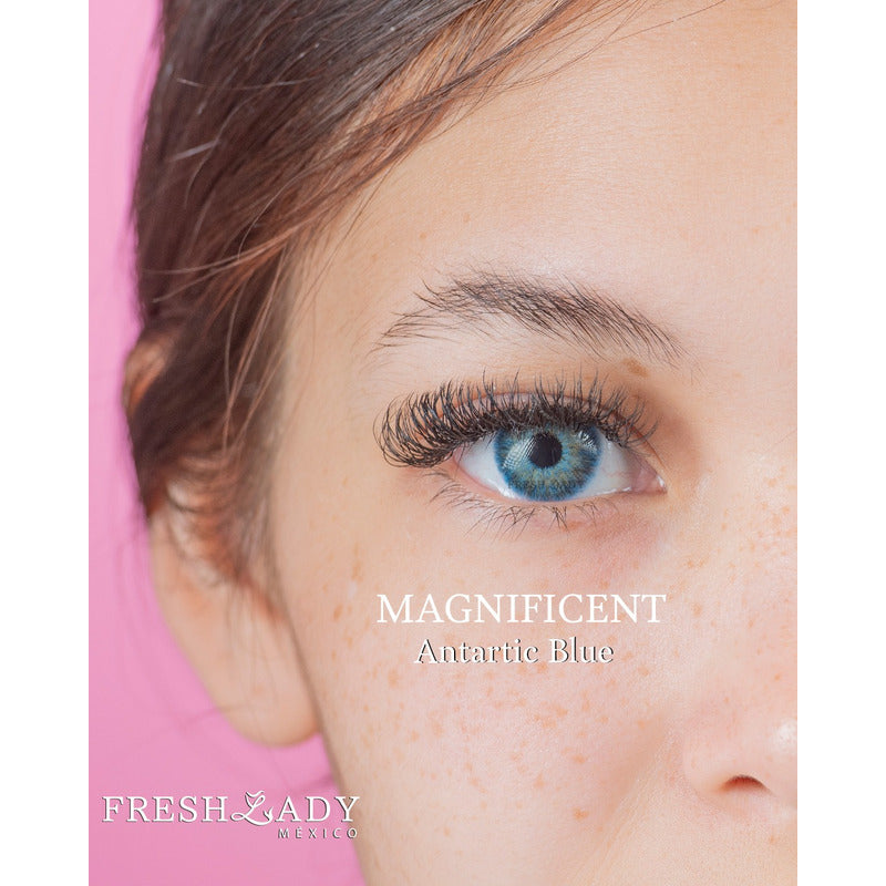 Pupilentes De Color Azules Fresh Lady