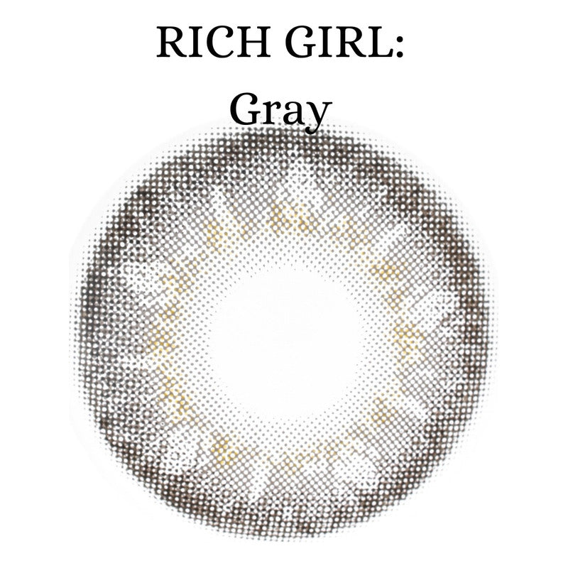 Pupilentes De Color Gris Fresh Lady