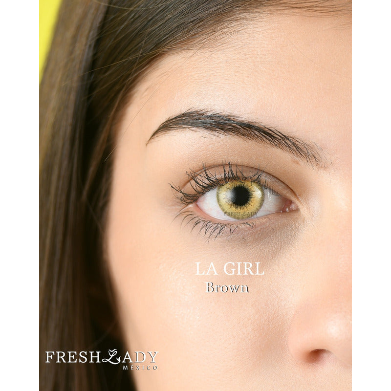 Pupilentes De Colores Freshlady La Girl Incluyen Estuche
