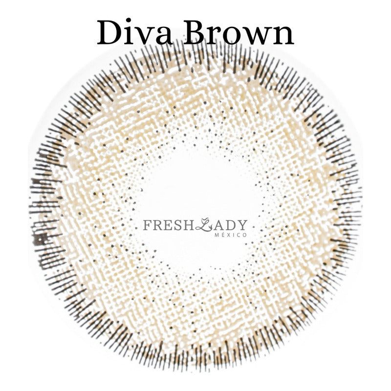 Pupilentes De Colores Freshlady Diva Incluyen Estuche