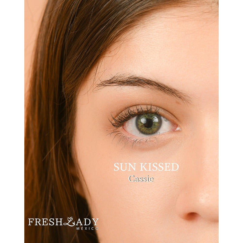 Pupilentes De Color Verdes Fresh Lady