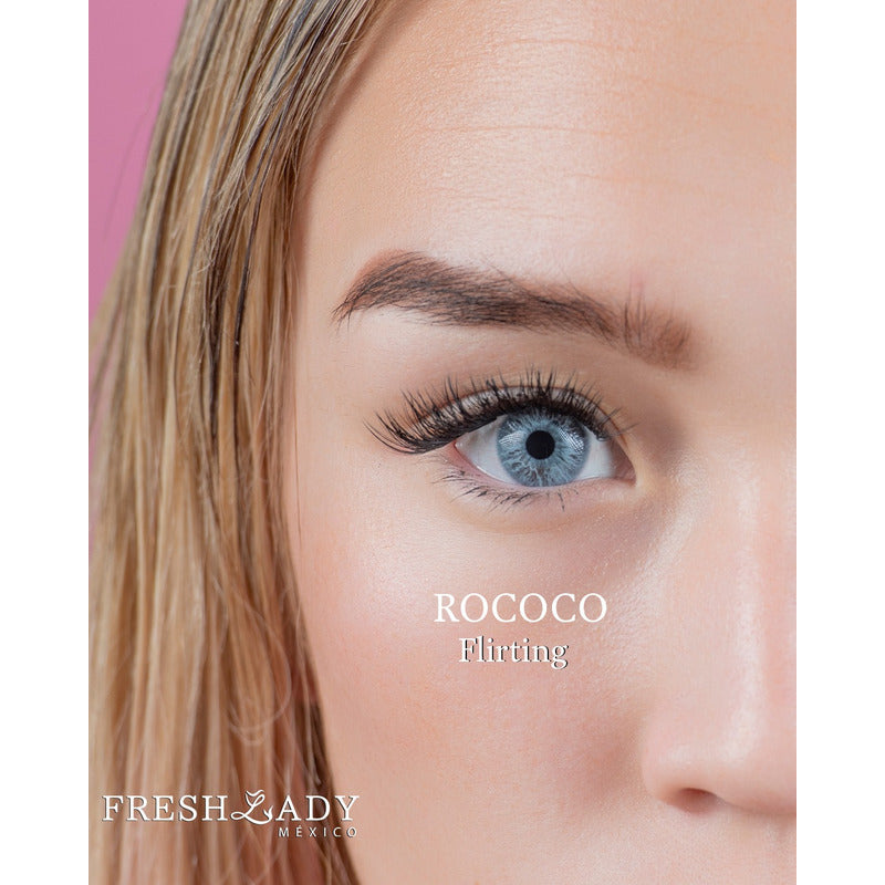 Pupilentes De Color Azules Fresh Lady