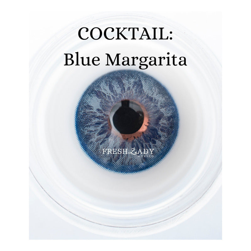 Pupilentes De Color Azules Fresh Lady