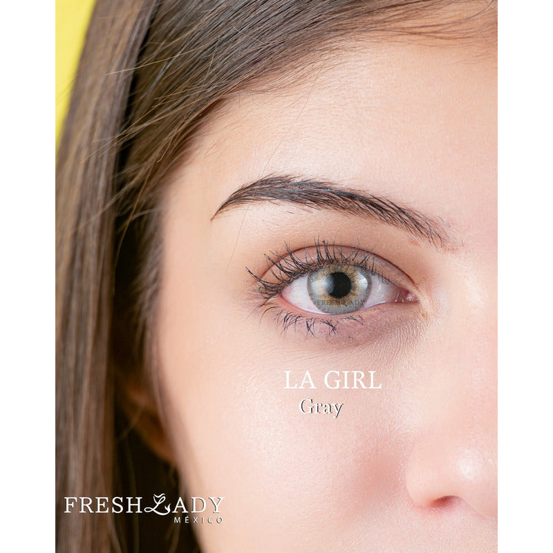 Pupilentes De Color Gris Fresh Lady