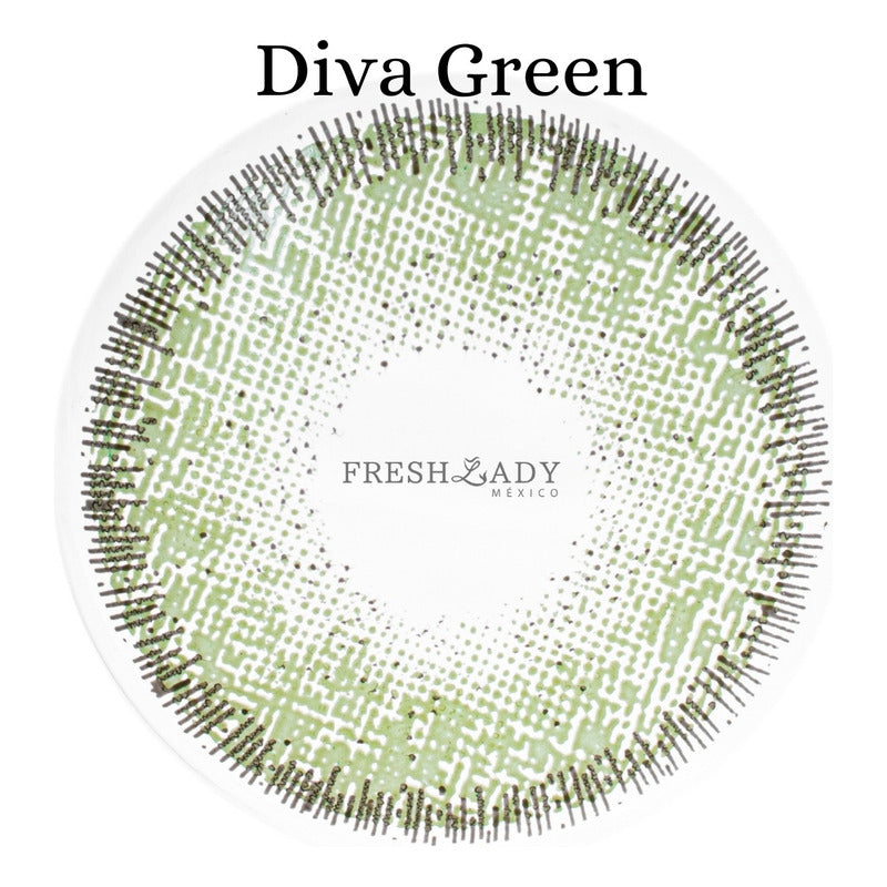 Pupilentes De Colores Freshlady Diva Incluyen Estuche