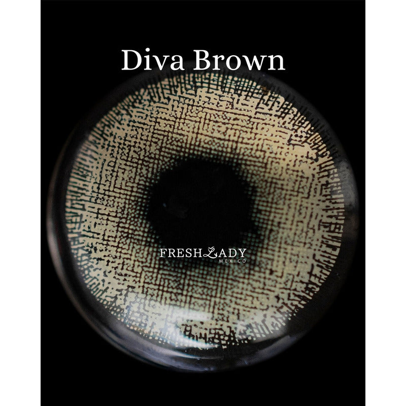 Pupilentes De Colores Freshlady Diva Incluyen Estuche
