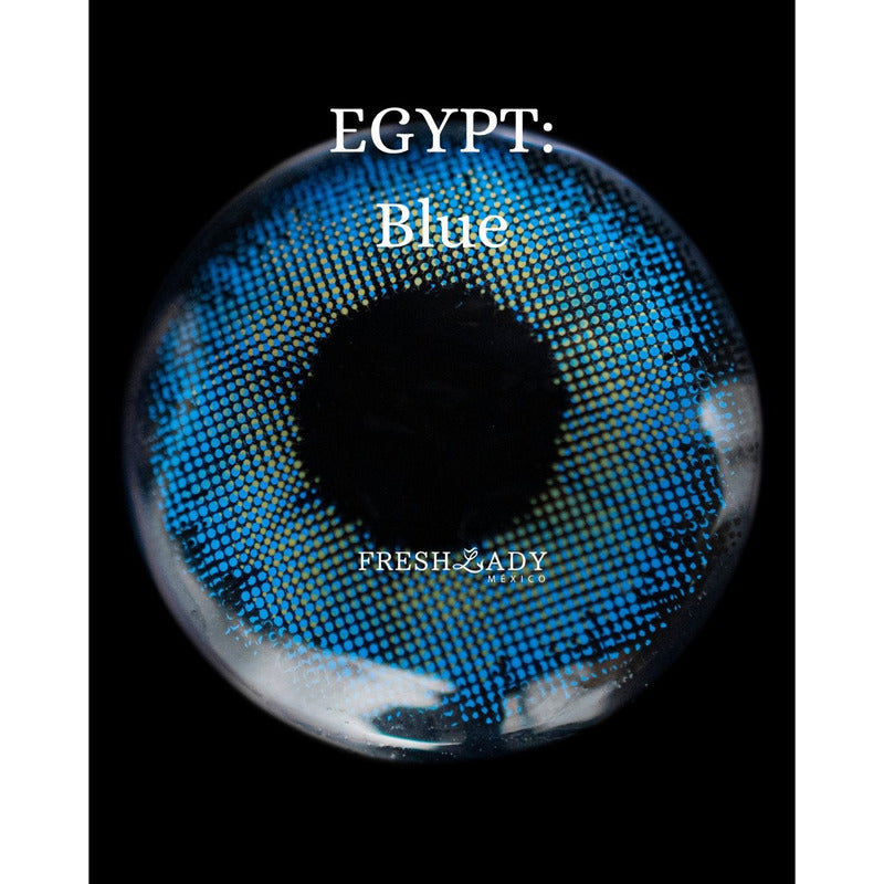 Pupilentes De Color Azules Fresh Lady