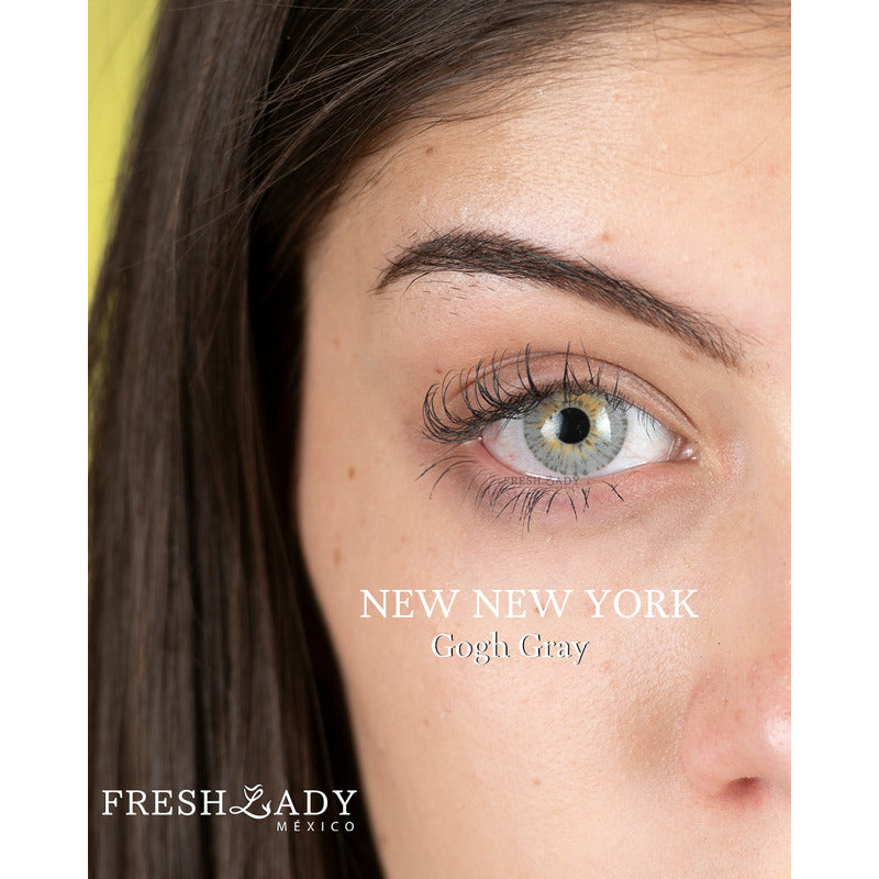 Pupilentes De Color Gris Fresh Lady