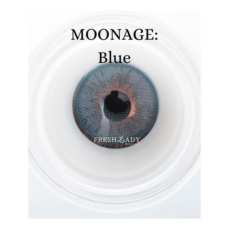 Pupilentes De Color Azules Fresh Lady