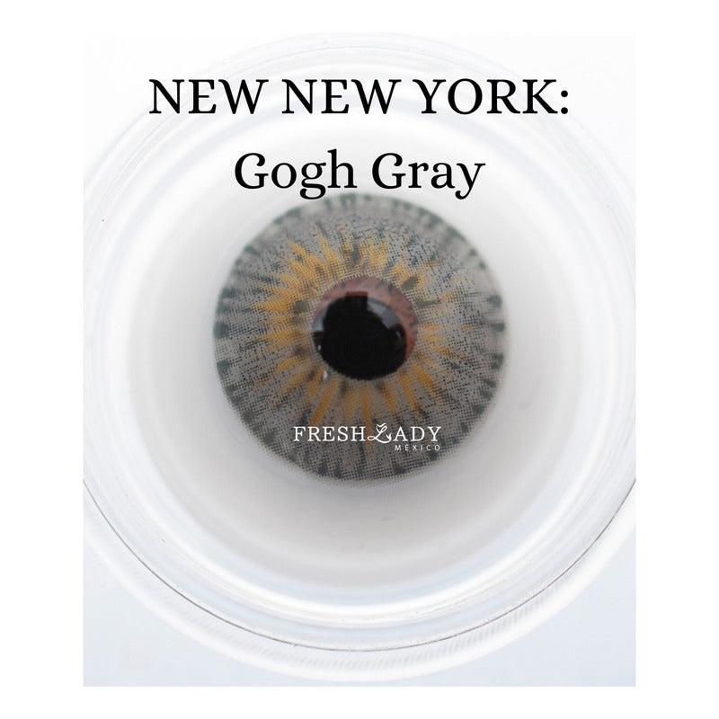 Pupilentes De Color Gris Fresh Lady