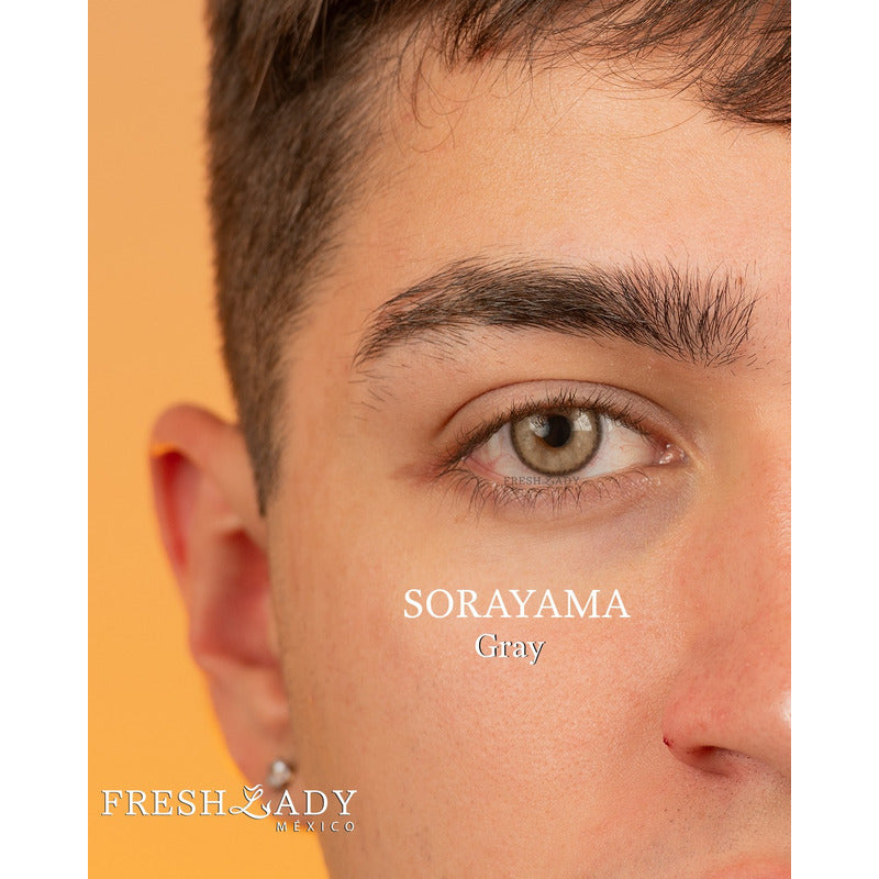Pupilentes De Color Gris Fresh Lady