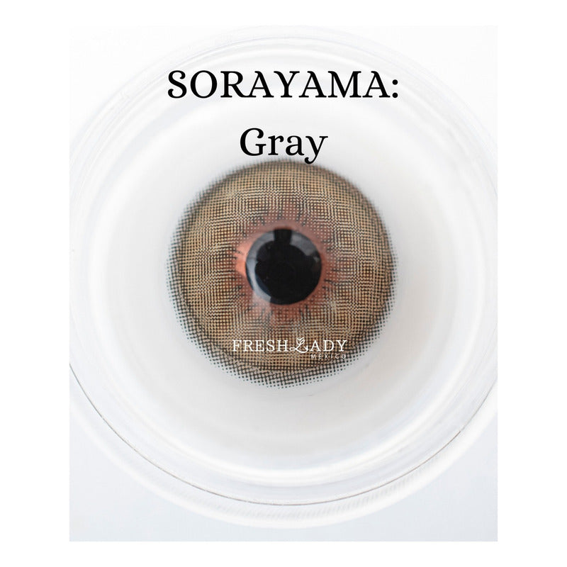 Pupilentes De Color Gris Fresh Lady