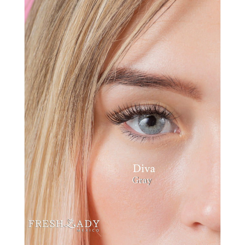 Pupilentes De Colores Freshlady Diva Incluyen Estuche