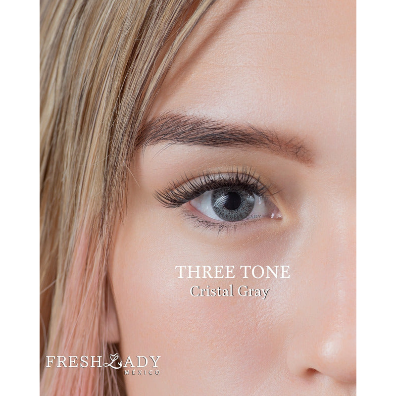 Pupilentes De Color Gris Fresh Lady
